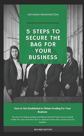 5 steps to secure the bag for your business how to get established to obtain funding for your business 1st