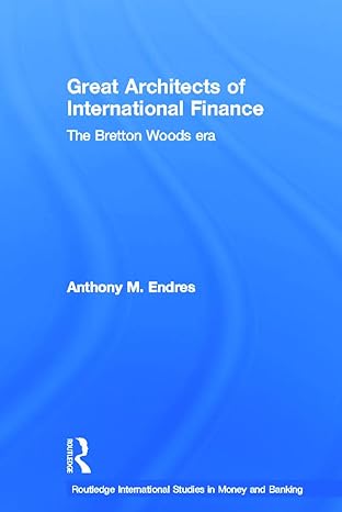 architects of the international financial system 1st edition anthony endres 0415648122, 978-0415648127