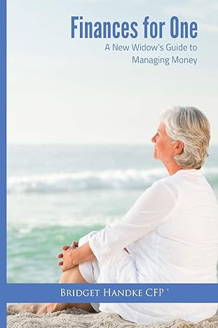 finances for one a new widows guide to managing money 1st edition bridget handke 1505476003, 978-1505476002