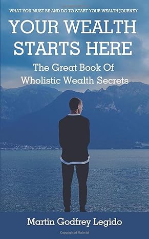 your wealth starts here the great book of wholistic wealth secrets 1st edition martin godfrey legido
