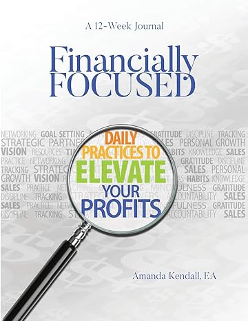 financially focused daily financial business practices to take control of your finances 1st edition amanda