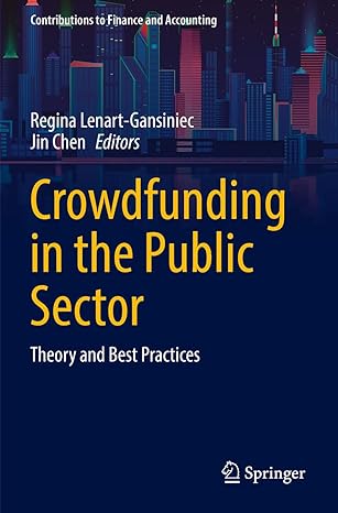 crowdfunding in the public sector theory and best practices 1st edition regina lenart gansiniec ,jin chen