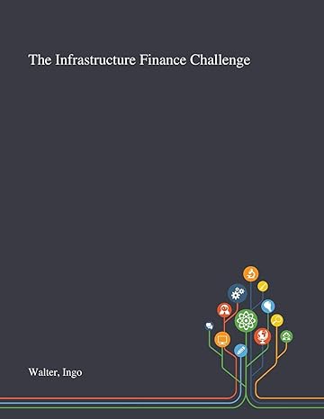 the infrastructure finance challenge 1st edition ingo walter 1013288408, 978-1013288401