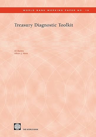 treasury diagnostic toolkit 1st edition ali hashim ,allister j moon 0821356631, 978-0821356630