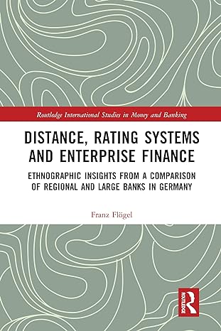 distance rating systems and enterprise finance 1st edition franz flogel 0367588234, 978-0367588236