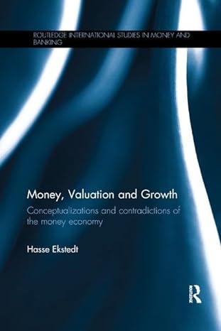 money valuation and growth conceptualizations and contradictions of the money economy 1st edition hasse