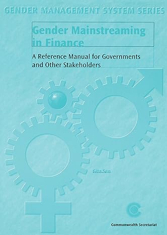 gender mainstreaming in finance 1st edition gita sen 0850926009, 978-0850926002