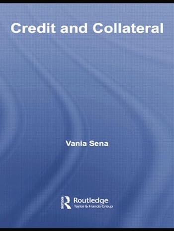 credit and collateral 1st edition vania sena 1138807001, 978-1138807006