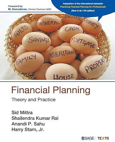 financial planning theory and practice 1st edition sid mittra ,shailendra kumar rai ,anandi p sahu ,harry