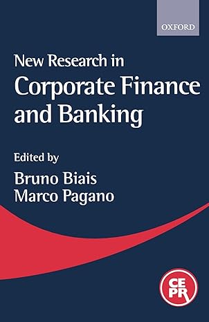 corporate finance and banking 1st edition bruno biais ,marco pagano 0199243247, 978-0199243242