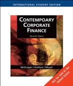 contemporary corporate finance   international student 11th edition mcguigan 0324657900, 978-0324657906