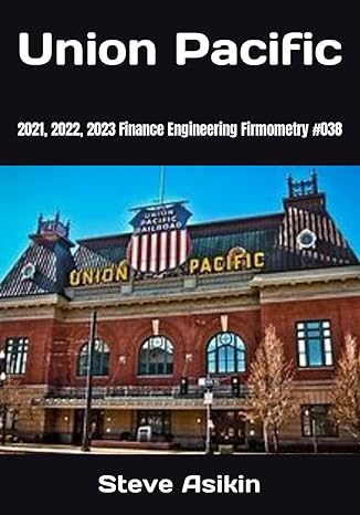 union pacific 2021 2022 2023 finance engineering firmometry #038 1st edition steve asikin b0cv5y83yk,