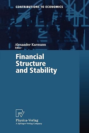 financial structure and stability 1st edition alexander karmann 379081332x, 978-3790813326