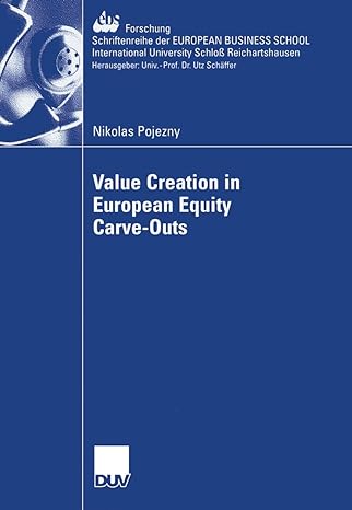 value creation in european equity carve outs 2007th edition nikolas pojezny ,hommel 383500526x, 978-3835005266
