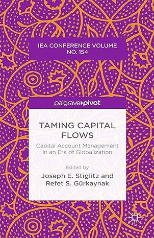 taming capital flows capital account management in an era of globalization 1st edition j stiglitz ,r