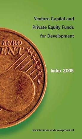 venture capital and private equity funds for development index 2005 1st edition thierry sanders 9068325841,