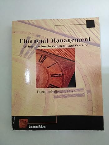 financial management an introduction to principles and practice 1st edition wilbur g lewellen ,john a