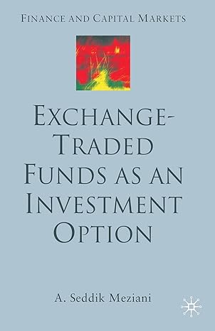 exchange traded funds as an investment option 1st edition a meziani 1349516252, 978-1349516254