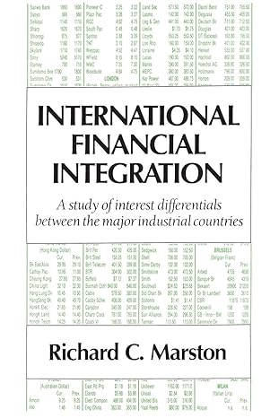 international financial integration a study of interest differentials between the major industrial countries