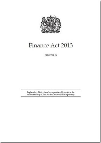 finance acts 2013 chapter 29 1st edition the stationery office 0105429139, 978-0105429135