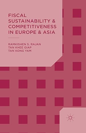 fiscal sustainability and competitiveness in europe and asia 1st edition r rajan ,k tan 1349488089,