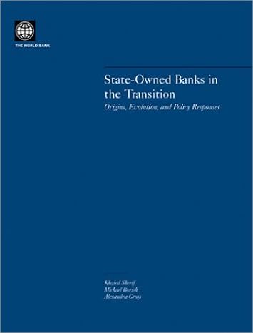 State Owned Banks In The Transition Origins Evolution And Policy Responses