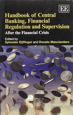 handbook of central banking financial regulation and supervision after the financial crisis 1st edition