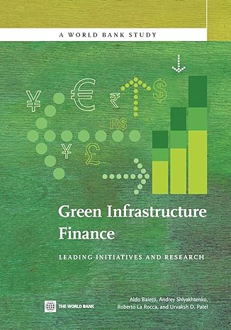 green infrastructure finance leading initiatives and research 1st edition aldo baietti ,andrey shlyakhtenko