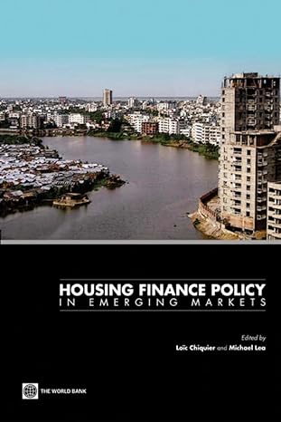 housing finance policy in emerging markets 1st edition loic chiquier ,michael lea 0821377507, 978-0821377505