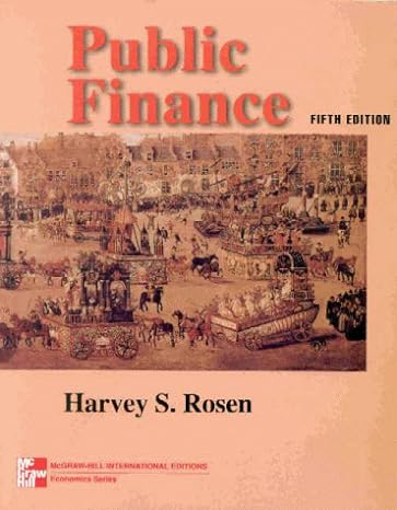 public finance internat.2r. edition harvey s rosen 0071167382, 978-0071167383
