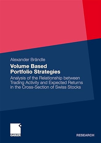 volume based portfolio strategies analysis of the relationship between trading activity and expected returns