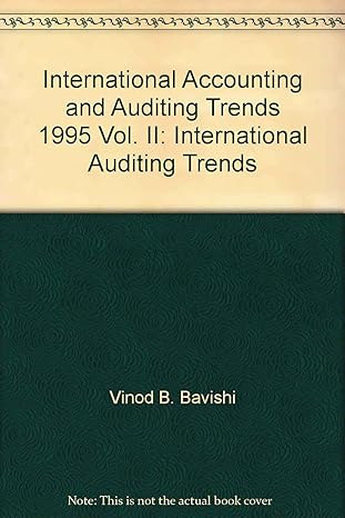 international accounting and auditing trends 1995 vol ii international auditing trends 1st edition vinod b