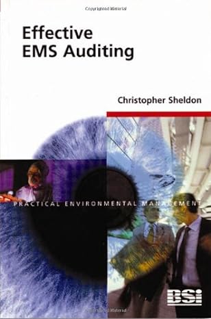 effective ems auditing 2nd edition christopher sheldon 0580332500, 978-0580332500