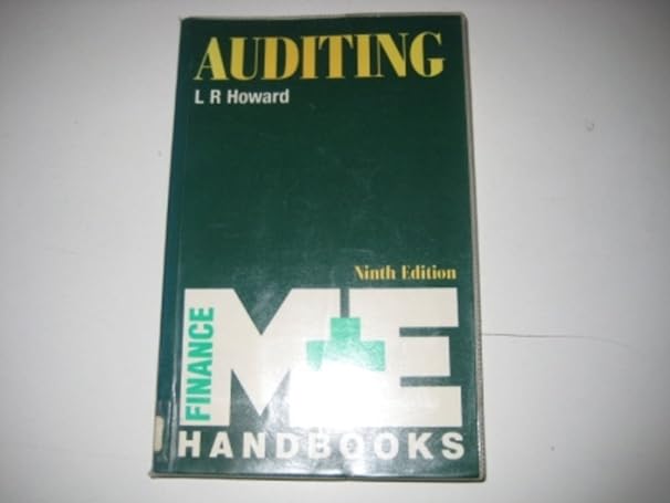 auditing 1st edition lesile r howard 0712107932, 978-0712107938