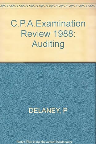 cpa examination review 1988 auditing 1st edition patrick r delaney ,irvin n gleim 0471629545, 978-0471629542