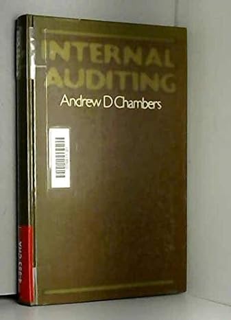internal auditing 1st edition andrew d chambers 0273016326 ,  978-0273016328
