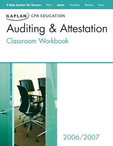 kaplan cpa review auditing and attestation 2006 revised edition kaplan cpa education 1427795401 , 