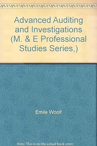 advanced auditing and investigations 1st edition emile woolf 0712106863, 978-0712106863