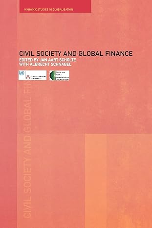 civil society and global finance 1st edition albrecht schnabel 0415279364, 978-0415279369