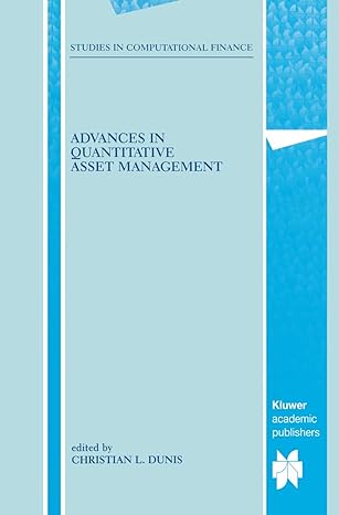 advances in quantitative asset management 1st edition christian dunis 1461369746, 978-1461369745