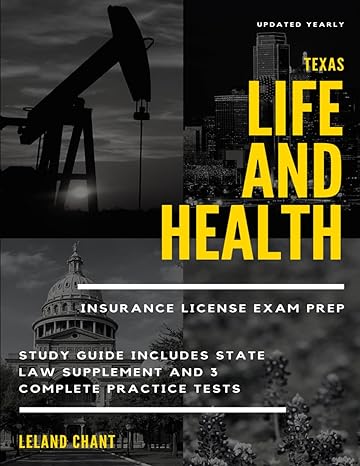 texas life and health insurance license exam prep updated yearly study guide includes state law supplement