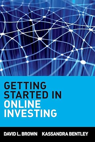 getting started in online investing 1st edition david l brown ,kassandra bentley 0471317039, 978-0471317036