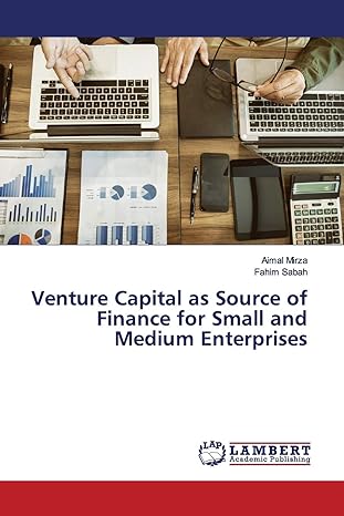 venture capital as source of finance for small and medium enterprises 1st edition aimal mirza ,fahim sabah