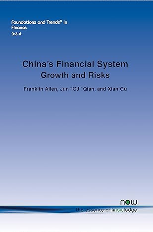 chinas financial system growth and risks in finance 1st edition nippon life professor of finance and