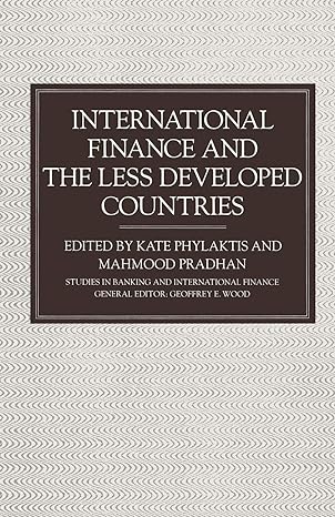 international finance and the less developed countries 1st edition mahmood pradhankate phylaktis 1349103810,