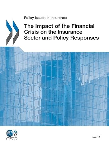 policy issues in insurance the impact of the financial crisis on the insurance sector and policy responses