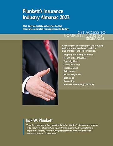 plunketts insurance industry almanac 2023 insurance industry market research statistics trends and leading