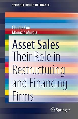 Asset Sales Their Role In Restructuring And Financing Firms