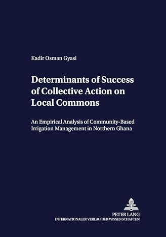 determinants of success of collective action on local commons an empirical analysis of community based