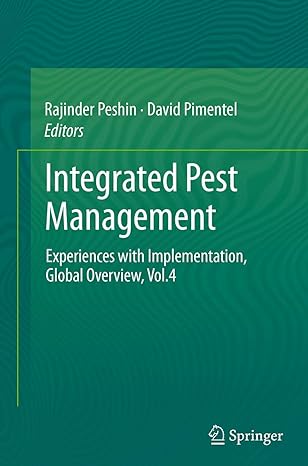 integrated pest management experiences with implementation global overview vol 4 1st edition rajinder peshin